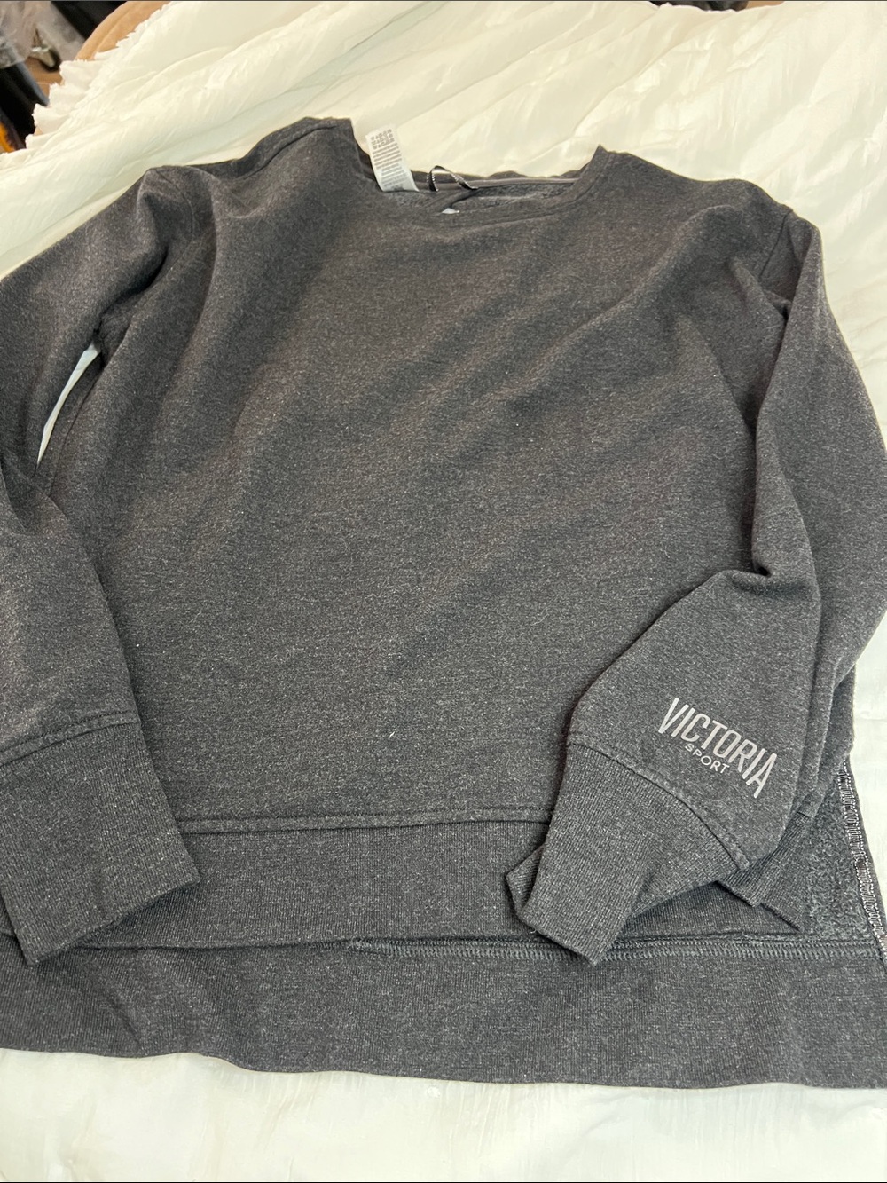 Victoria Sport Men's Charcoal Crewneck Sweatshirt